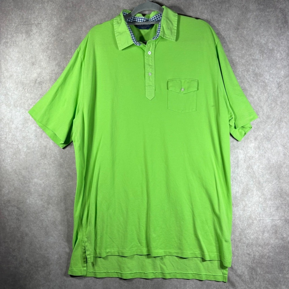 Polo Golf Ralph Lauren Polo Shirt Mens Size XL Green Pro Fit Short Sleeve Preppy